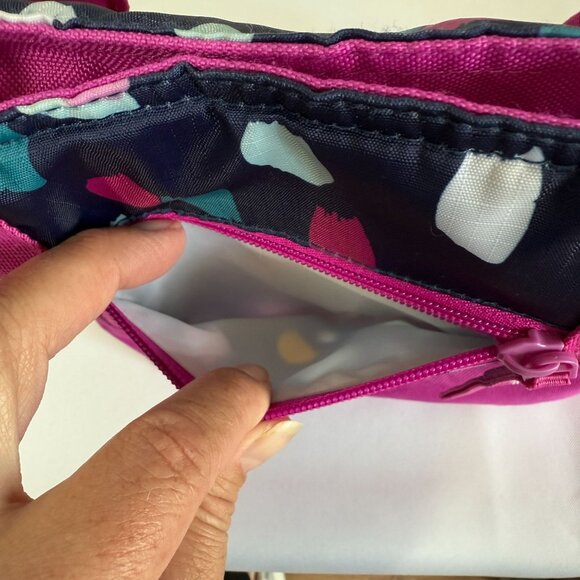 Arctic Zone Insulated Cooler 8 Can Capacity Fashion Tote Lunch Bag Zipper Pocket - Picture 9 of 9